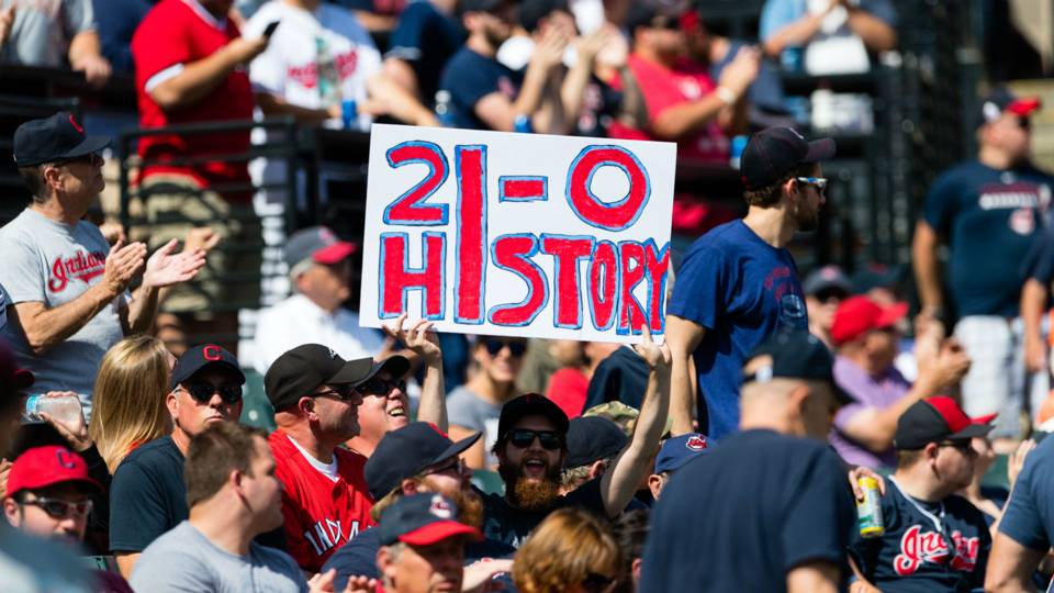 Indians 21 Wins